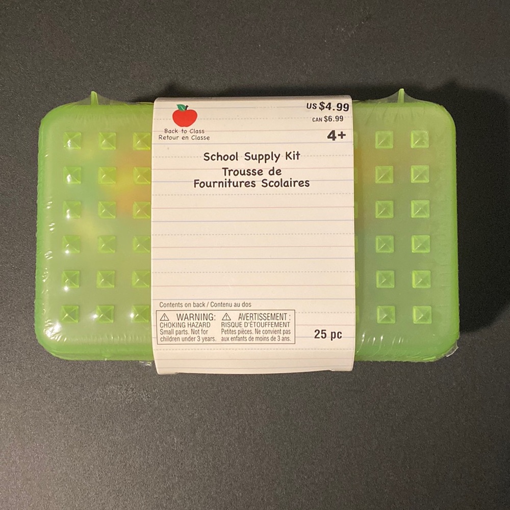 School Supply Kit - NWT 25 pieces